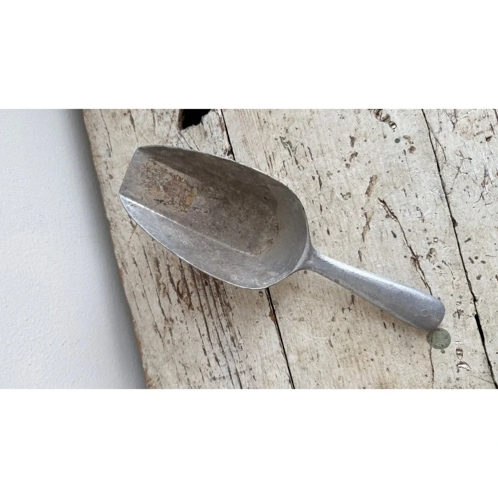 Vintage West Germany 240 Cast Aluminum Hand Scoop Industrial Utility Tool 9.5